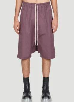 Men Rick Owens Shorts^Drawstring Bermuda Shorts