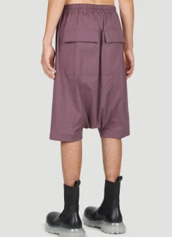 Men Rick Owens Shorts^Drawstring Bermuda Shorts