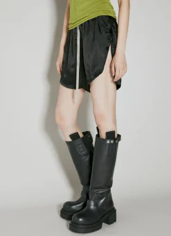 Drawstring Satin Shorts>Rick Owens Outlet