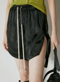 Drawstring Satin Shorts></noscript>Rick Owens Outlet