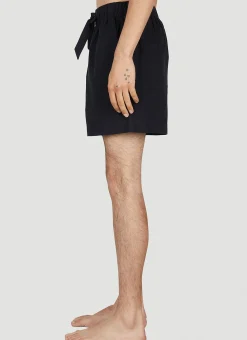 Drawstring Sleep Shorts><noscript><img width=