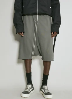 Men Rick Owens DRKSHDW Shorts^Drawstring Track Shorts