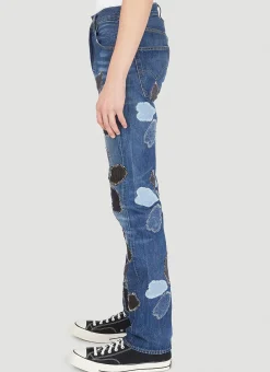Drop 6 Flowers Jeans><noscript><img width=