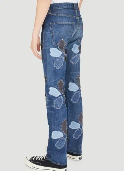 Drop 6 Flowers Jeans><noscript><img width=
