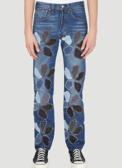 Men DRx FARMAxY FOR LN-CC x LEVI'S Jeans^Drop 6 Flowers Jeans