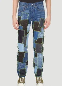 Men DRx FARMAxY FOR LN-CC x LEVI'S Jeans^Drop 6 Patchwork Jeans