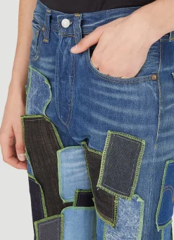 Drop 6 Patchwork Jeans><noscript><img width=
