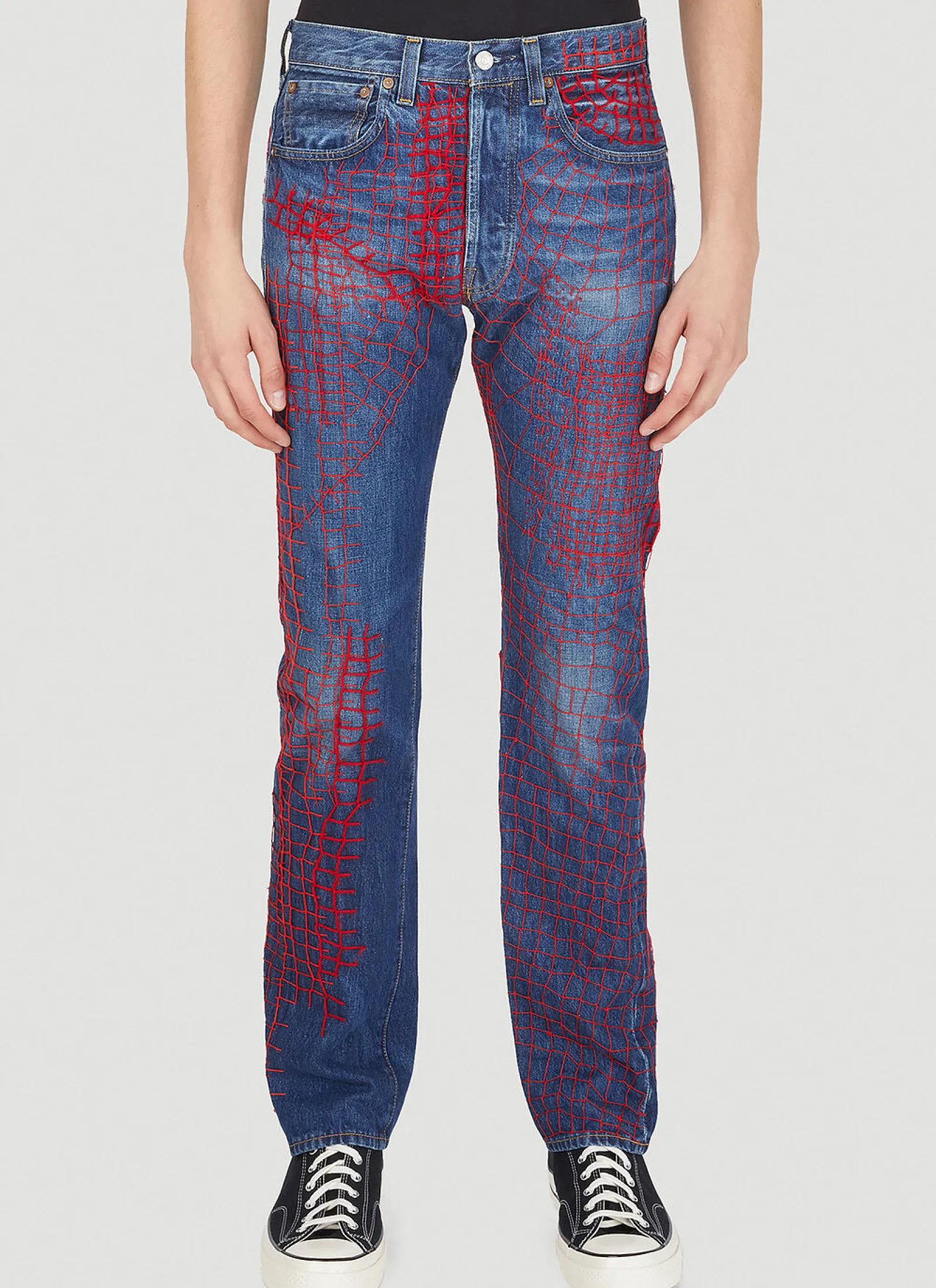 Men DRx FARMAxY FOR LN-CC x LEVI'S Jeans^Drop 6 Web Stitch Jeans