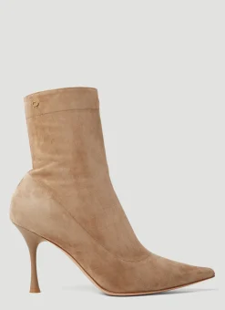 Dunn Suede High Heel Boots>Gianvito Rossi Clearance