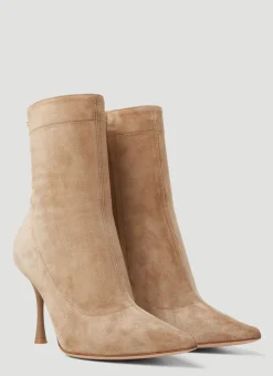 Dunn Suede High Heel Boots>Gianvito Rossi Clearance