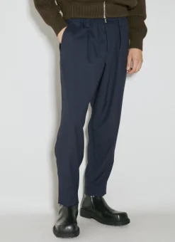 Men Marni Pants^Elasticated Waistband Wool Pants