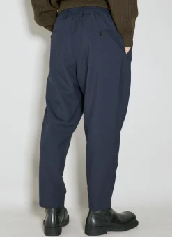 Men Marni Pants^Elasticated Waistband Wool Pants