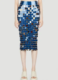 Embellished Midi Skirt>Paco Rabanne Online