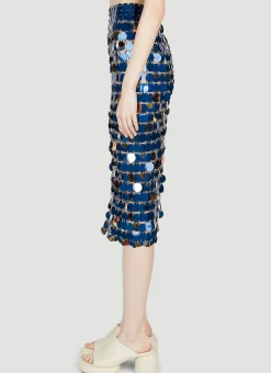 Embellished Midi Skirt></noscript>Paco Rabanne Online