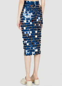 Embellished Midi Skirt></noscript>Paco Rabanne Online