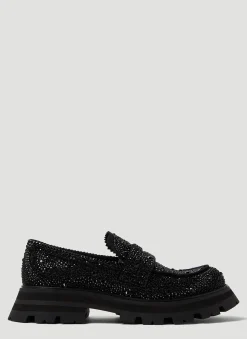 Embellished Platform Loafers>Alexander McQueen New