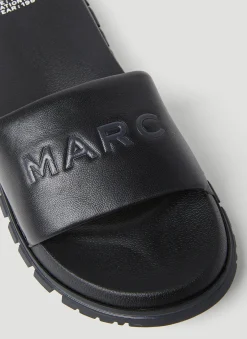 Embossed Logo Leather Slides></noscript>Marc Jacobs Online
