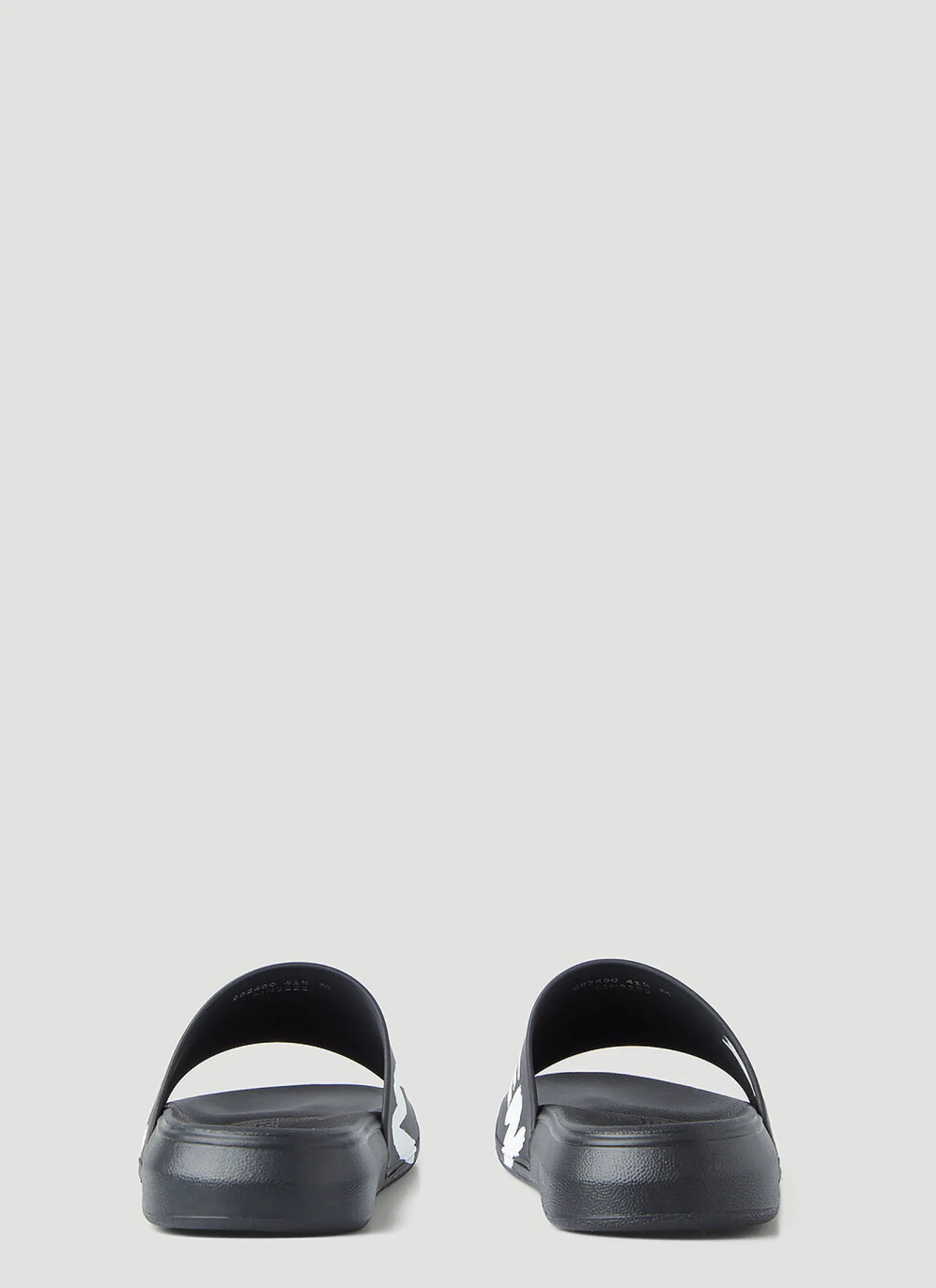 Men Alexander McQueen Slides^Embossed Logo Print Slides