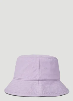 Men Acne Studios Hats^Embroidered Logo Bucket Hat