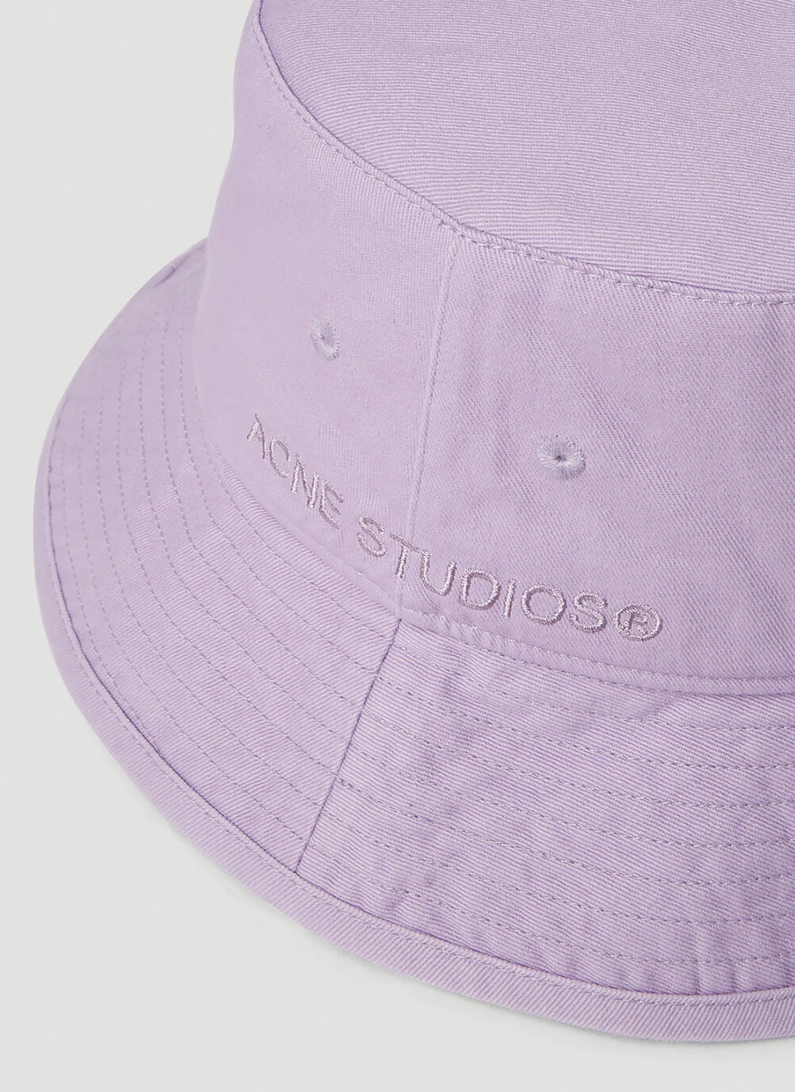 Men Acne Studios Hats^Embroidered Logo Bucket Hat