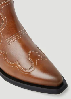 Embroidered Western Boots></noscript>GANNI Outlet