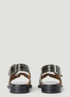 Embroidered Western Sandals><noscript><img width=