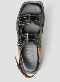 Embroidered Western Sandals><noscript><img width=