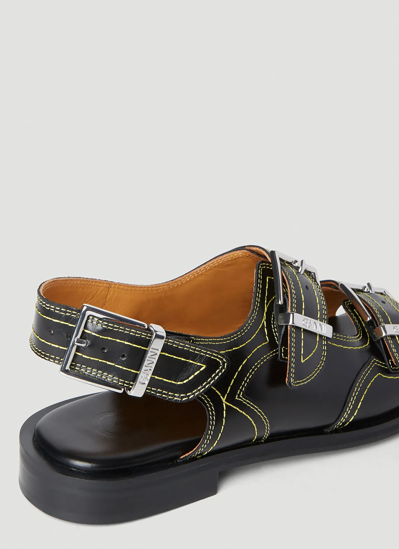 Embroidered Western Sandals>GANNI Clearance