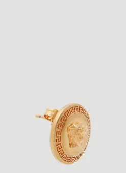 Men Versace Jewellery^Enamel Medusa Stud Earrings