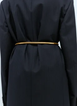 Men Dries Van Noten Belts^Engraved Leather Belt