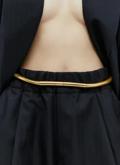 Men Dries Van Noten Belts^Engraved Leather Belt