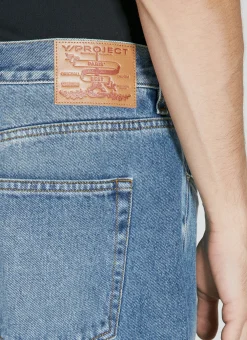 Men Y/Project Jeans^Evergreen Maxi Cowboy Cuff Denim Jeans