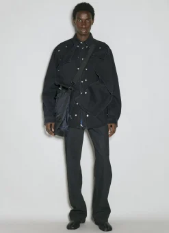 Men Y/Project Shirts^Evergreen Snap Off Denim Shirt