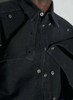 Men Y/Project Shirts^Evergreen Snap Off Denim Shirt