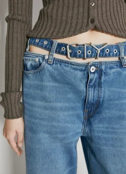 Evergreen Y-Belt Jeans><noscript><img width=