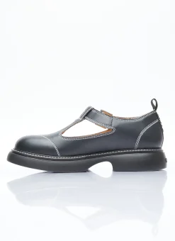 Everyday Buckle Mary Jane Flats></noscript>GANNI New