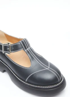 Everyday Buckle Mary Jane Flats></noscript>GANNI New