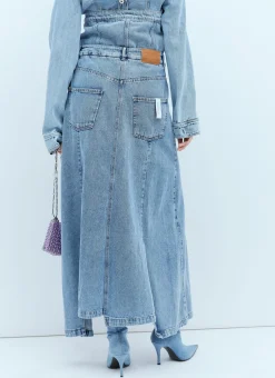 Extended Waistband Denim Skirt></noscript>Rokh Outlet