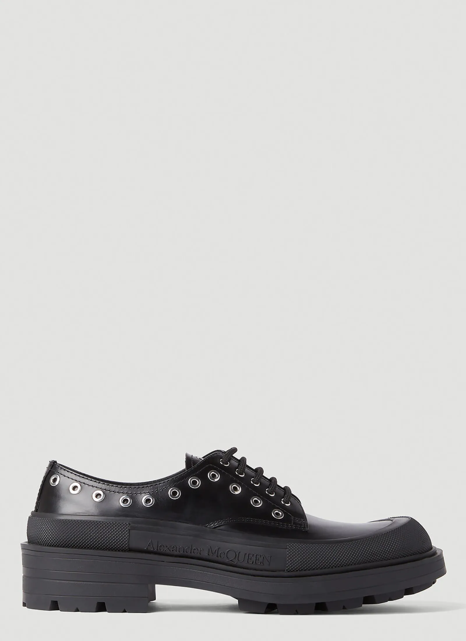 Men Alexander McQueen Lace Ups^Eyelet Derby Shoes