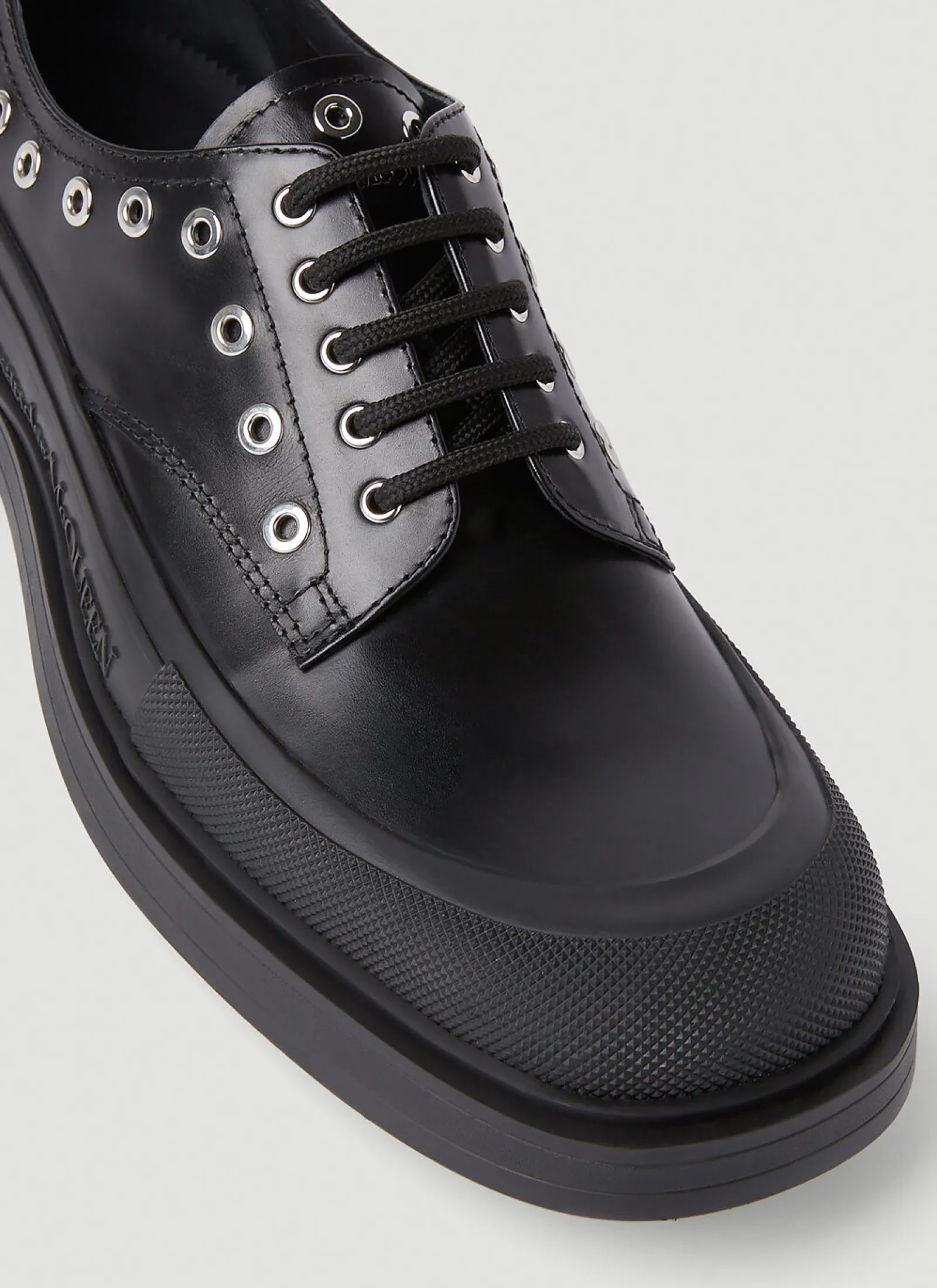 Men Alexander McQueen Lace Ups^Eyelet Derby Shoes