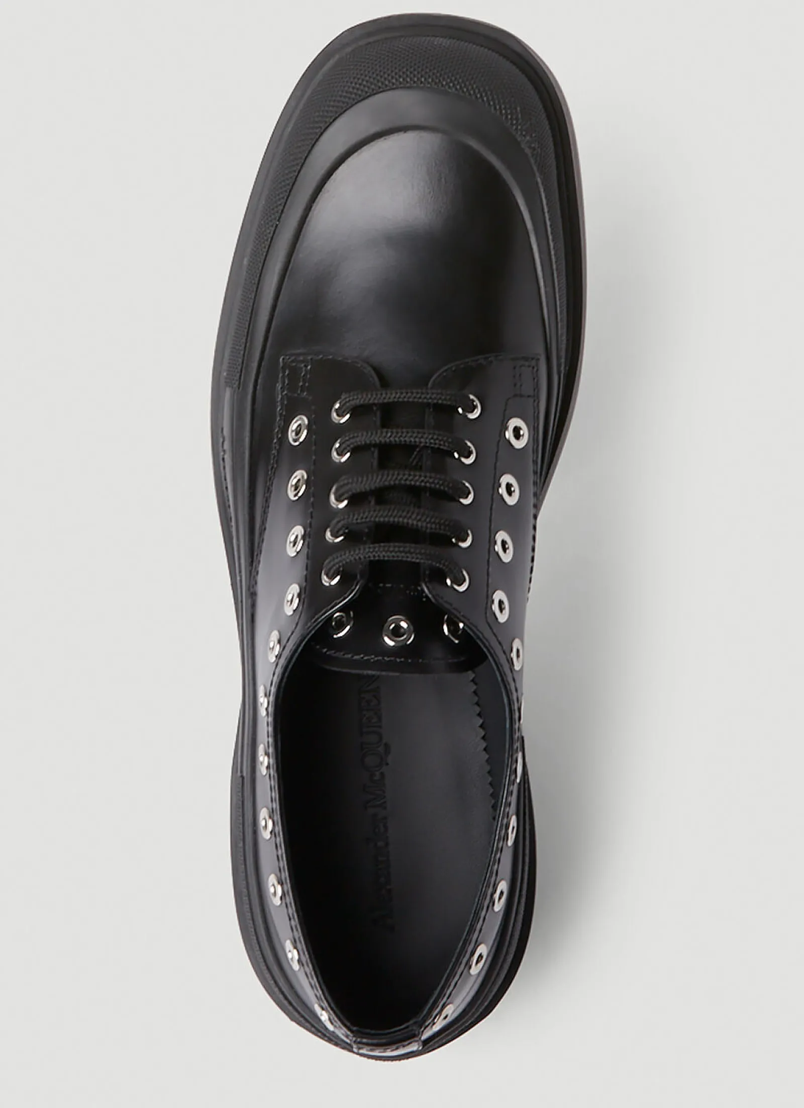 Men Alexander McQueen Lace Ups^Eyelet Derby Shoes