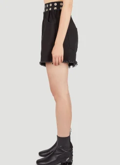 Eyelet Shorts><noscript><img width=