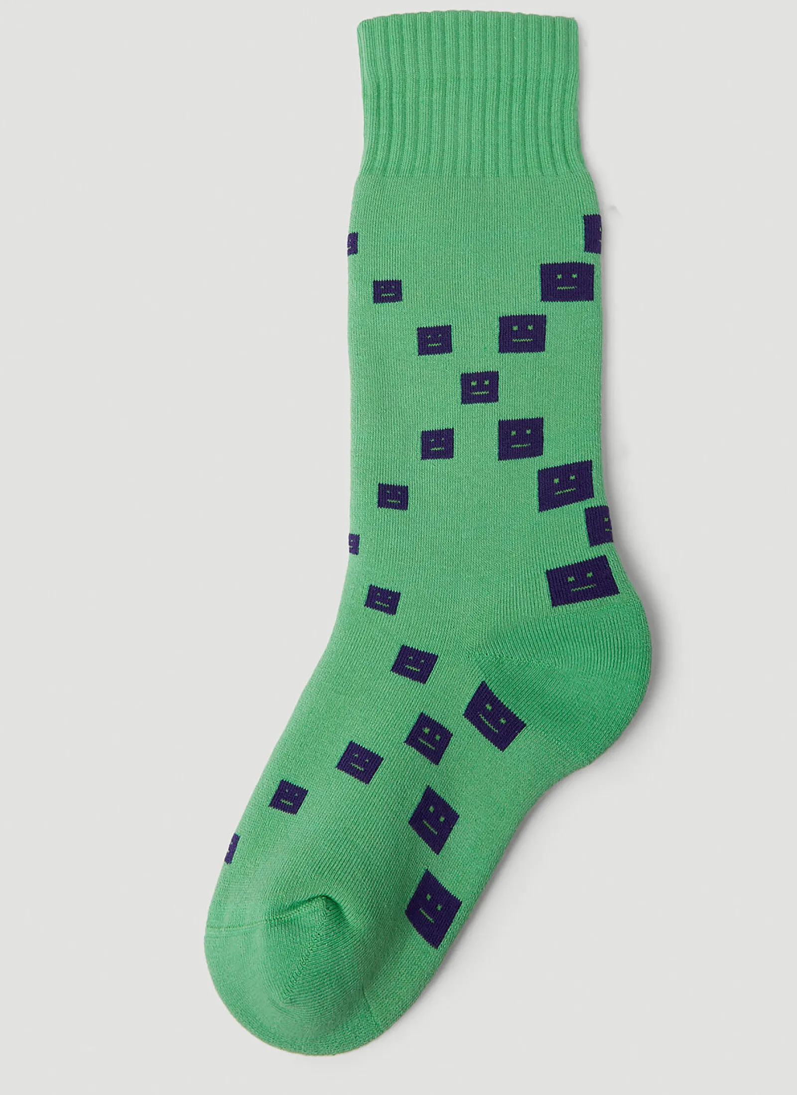 Men Acne Studios Socks^Face Jacquard Socks