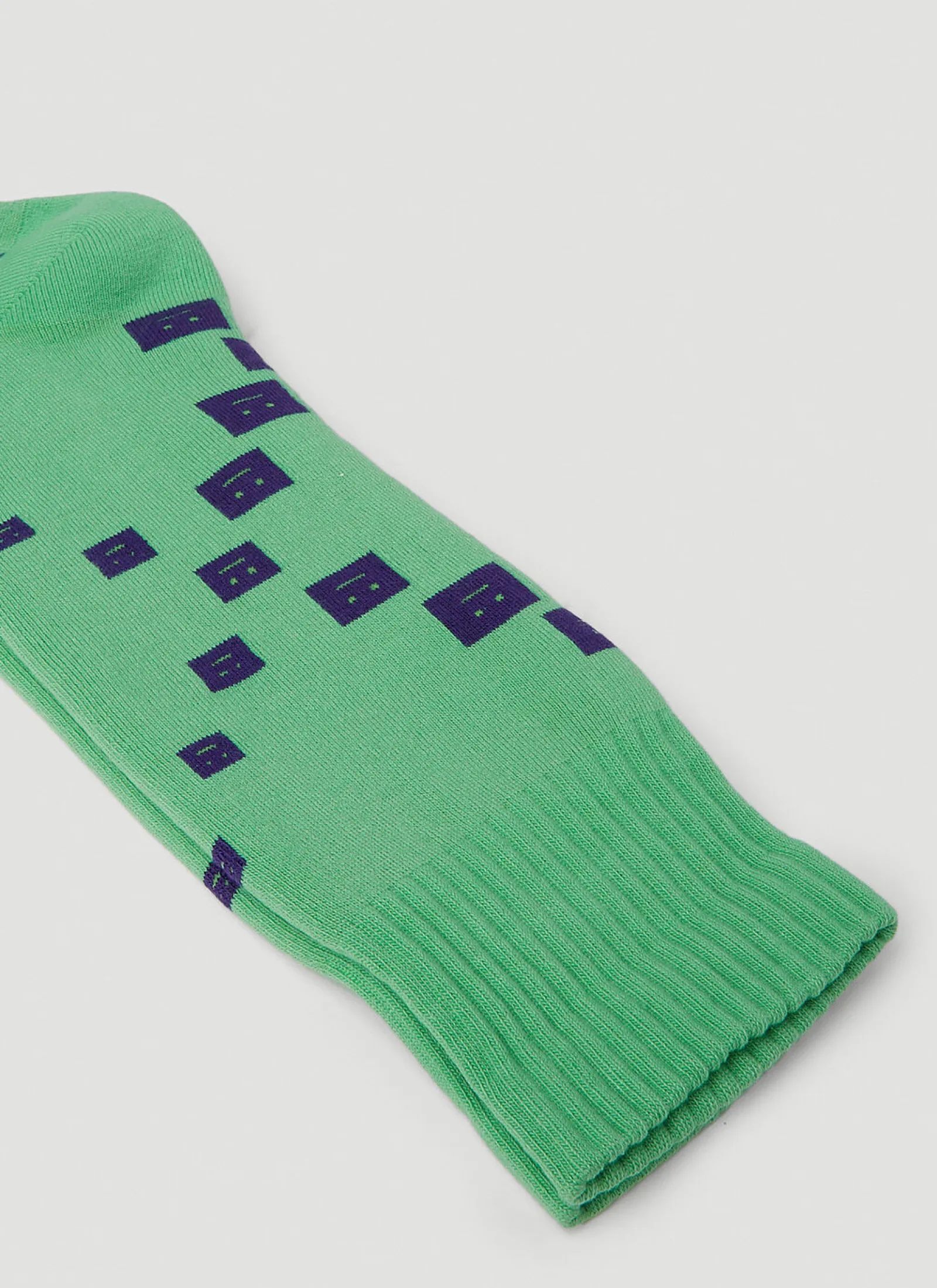 Men Acne Studios Socks^Face Jacquard Socks