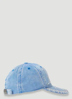 Men Acne Studios Hats^Face Patch Baseball Cap