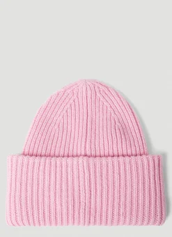 Men Acne Studios Hats^Face Patch Beanie