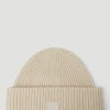 Men Acne Studios Hats^Face Patch Beanie Hat