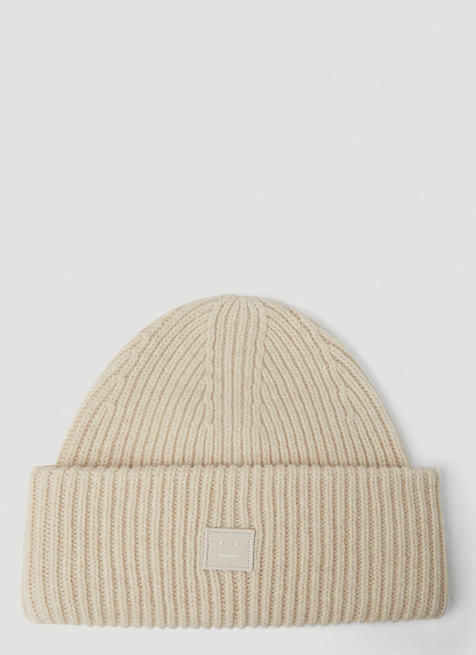 Men Acne Studios Hats^Face Patch Beanie Hat