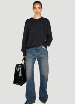 Face Patch Sweatshirt>Acne Studios Clearance