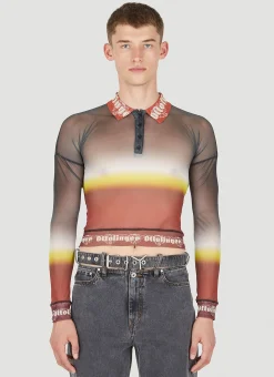 Men Ottolinger Polo Shirts^Fade Mesh Polo Shirt